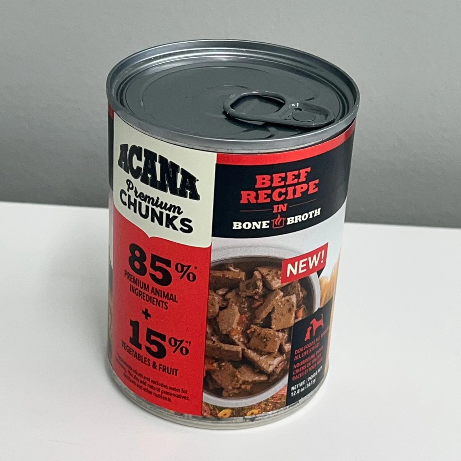 Acana Premium Chunks Beef Recipe in Bone Broth product photo