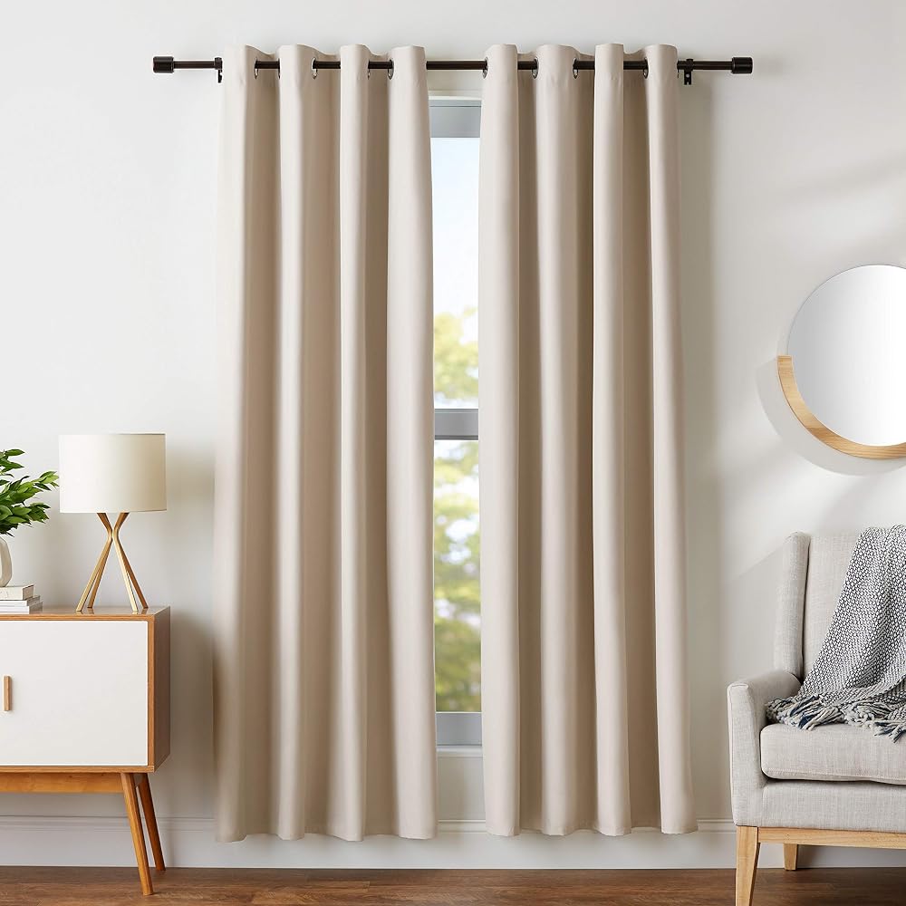 Amazon Basics Room Darkening Blackout Curtains product photo