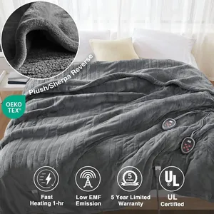 Beautyrest Heated Microlight to Berber Electric Blanket