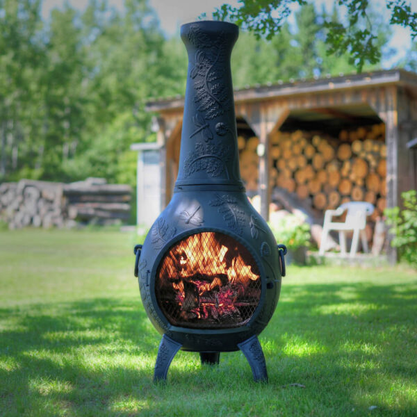 Blue Rooster Dragonfly Chiminea (Cast Aluminum) product photo