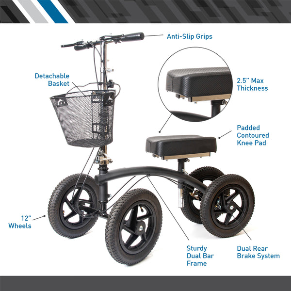 BodyMed All-Terrain Knee Walker (ZZRWAL03AT) product photo