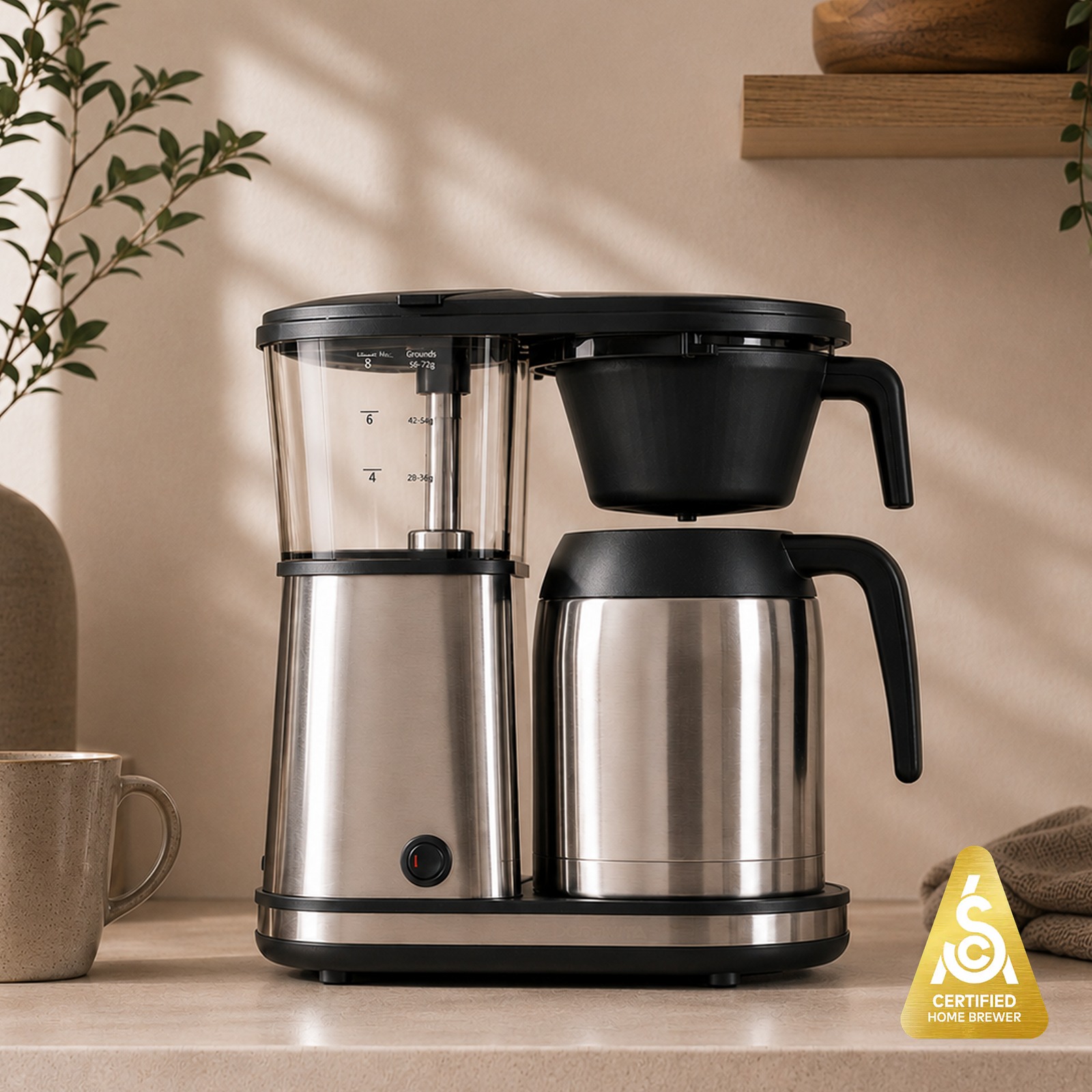 Bonavita Connoisseur 8-Cup Coffee Brewer (BV1901TS) foto del producto