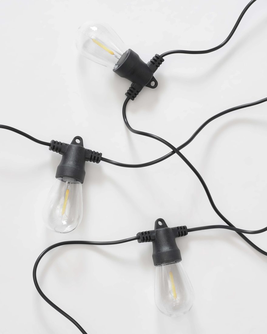 Brightech Ambience Pro Solar Powered Outdoor String Lights, 48ft product photo