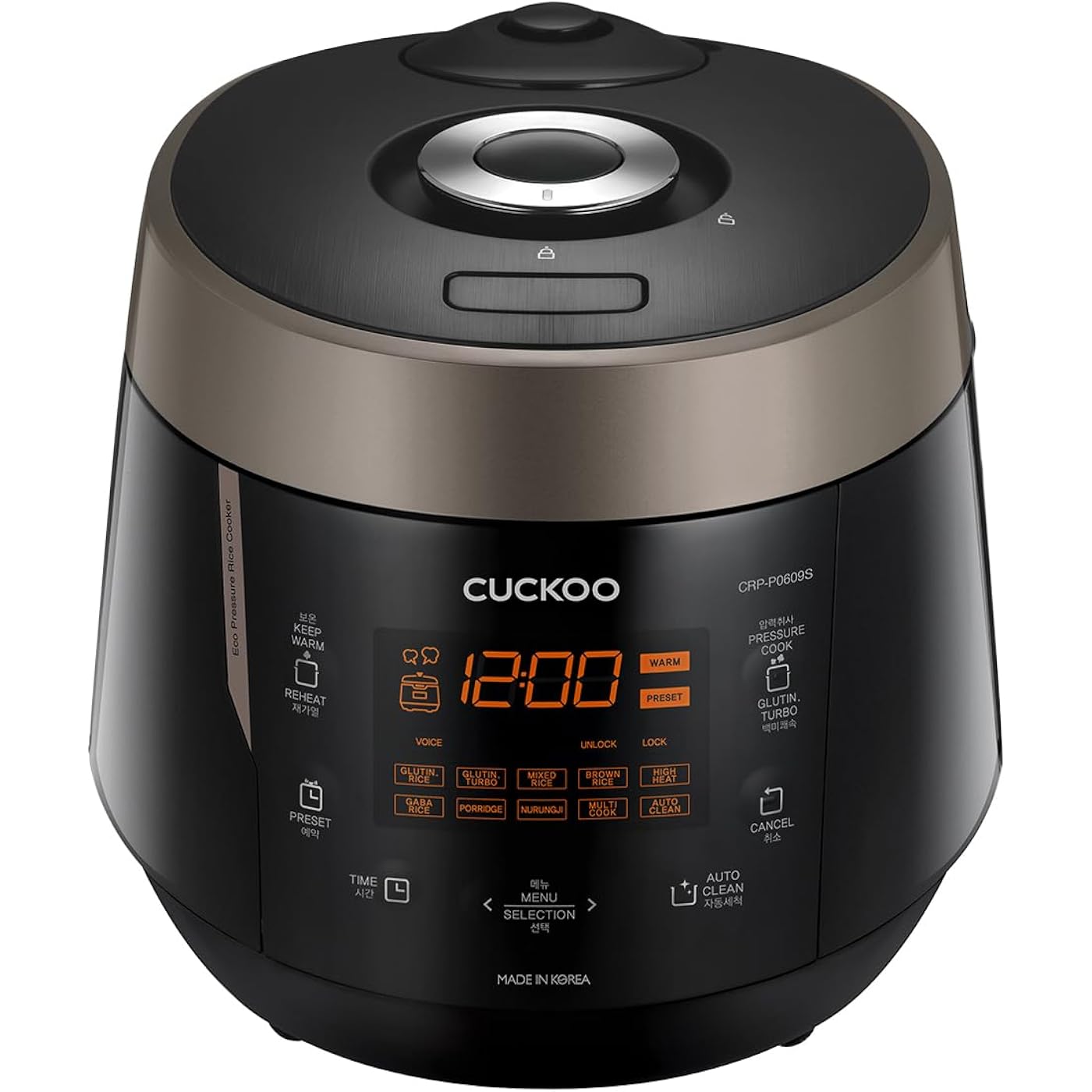 Cuckoo CRP-P0609S High Pressure Rice Cooker (6-Cup) foto del producto