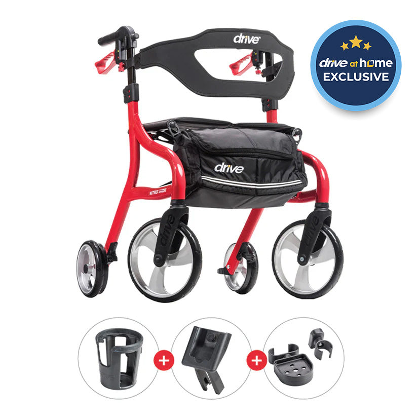 Drive Medical Nitro Sprint Rollator (102662)