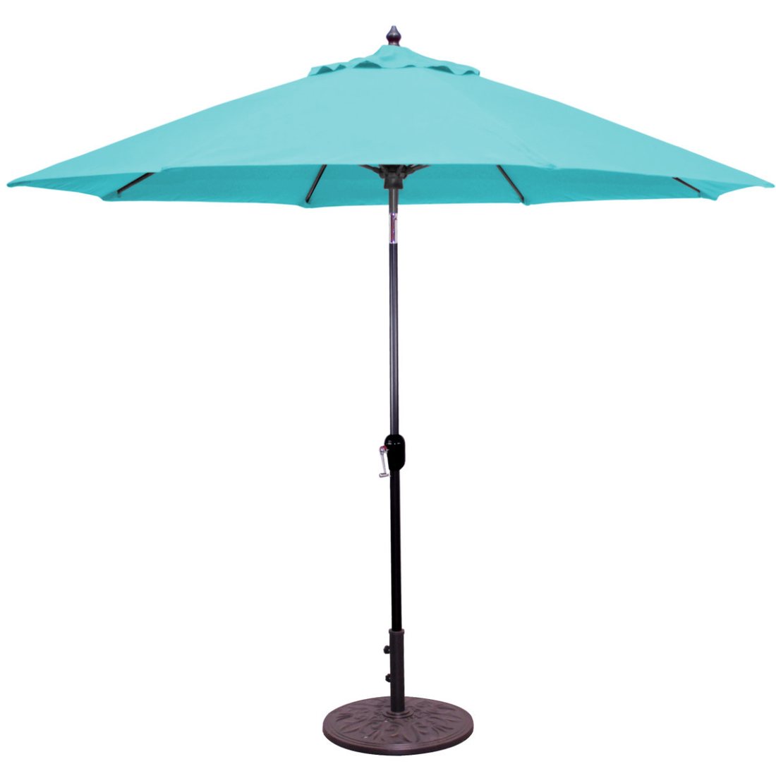 Galtech Standard Auto Tilt Market Umbrella 9' product photo