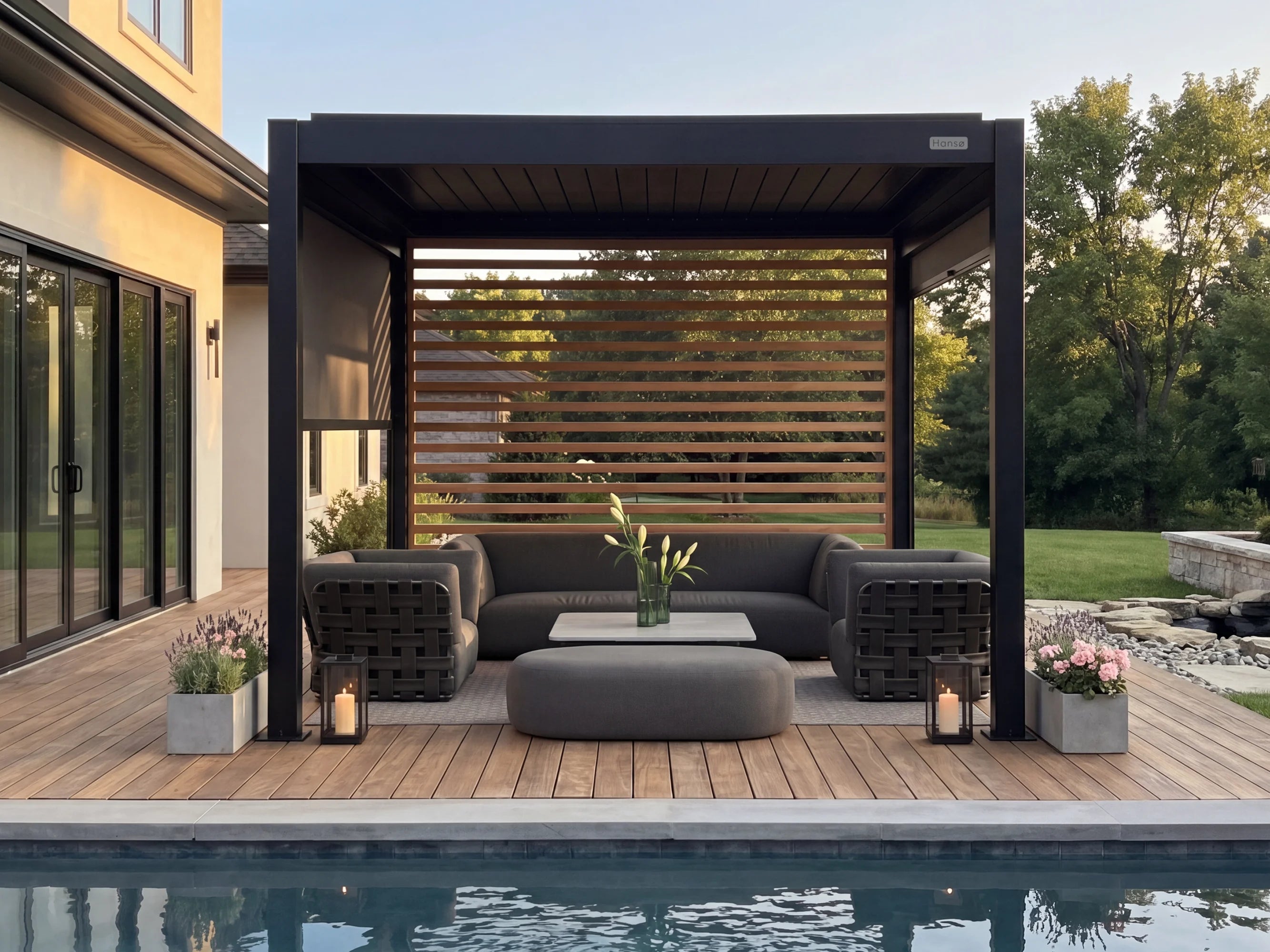 Hanso PRO+ Louvered Pergola (Gen 4)