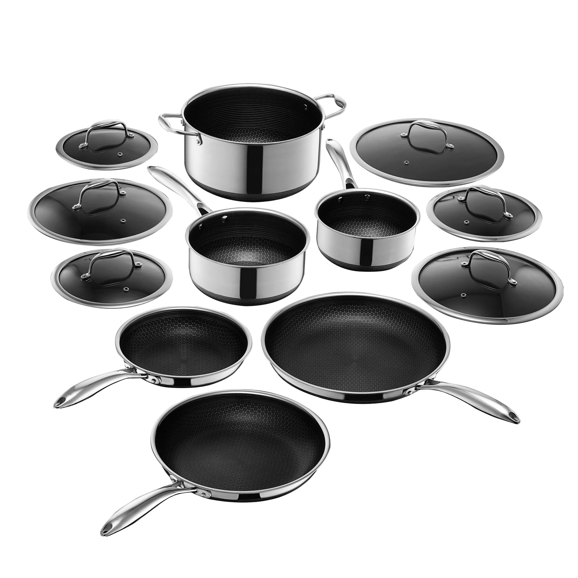 HexClad Hybrid 12-Piece Set
