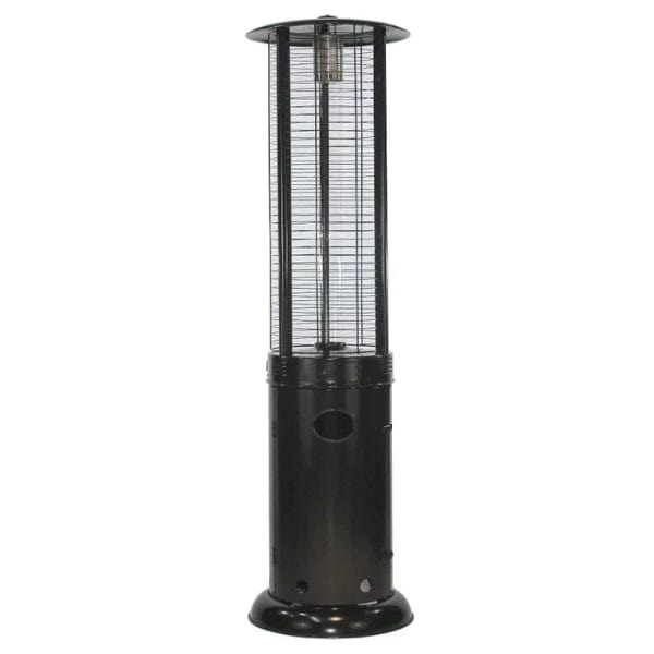 Hiland Round Commercial Glass Cylinder Patio Heater (HLDS01-GCH-BLK) product photo