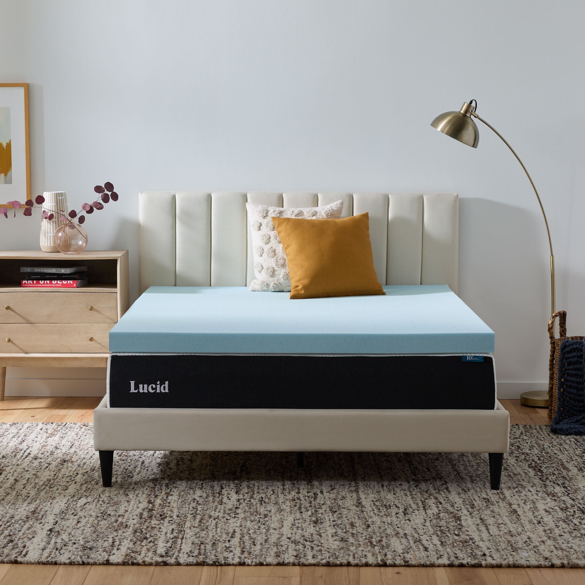 Lucid Gel Memory Foam Mattress Topper foto del producto
