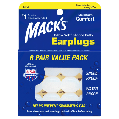 Mack's Pillow Soft Silicone Putty Earplugs product photo
