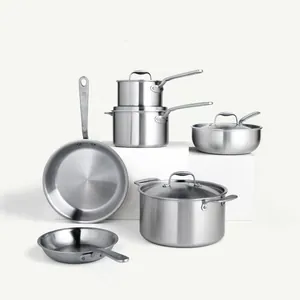 Made In Stainless Clad 10-Piece Set