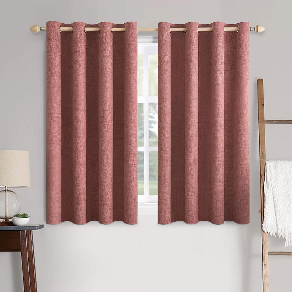 MIULEE 100% Blackout Linen Curtains product photo