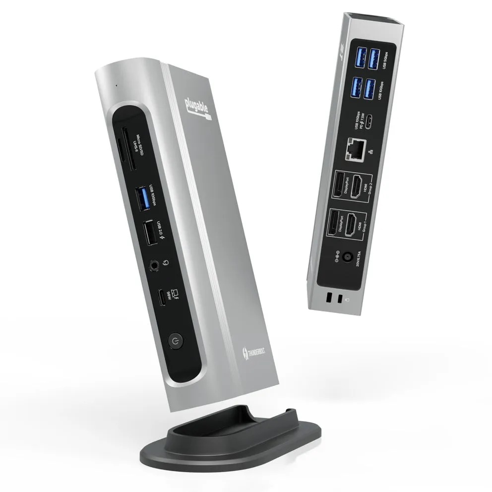 Plugable TBT4-UDZ Thunderbolt 4 Dock product photo