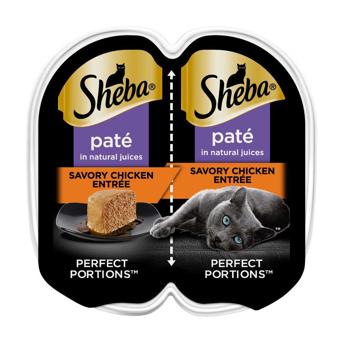Sheba Perfect Portions Paté Savory Chicken Entrée product photo