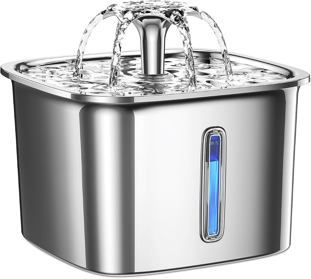 Stainless Steel Pet Water Fountain, 95 oz product photo