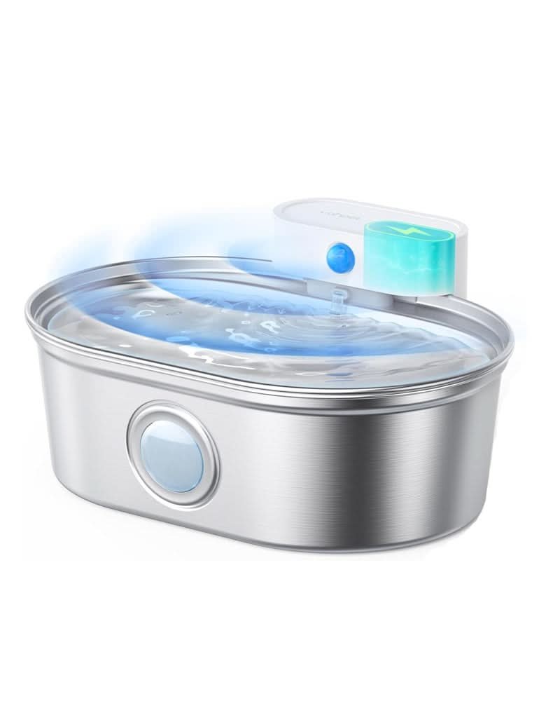 Stainless Steel Wireless Cat Fountain Pro product photo