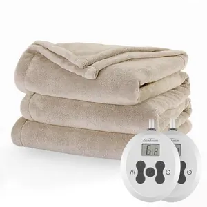 Sunbeam Royal Luxe Microplush Heated Blanket