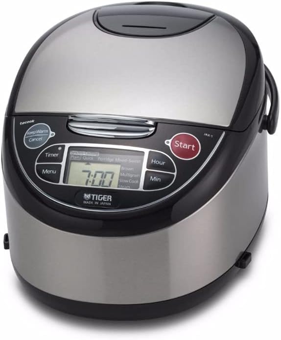 Tiger JAX-T10U Micom Rice Cooker with Tacook (5.5-Cup) foto del producto