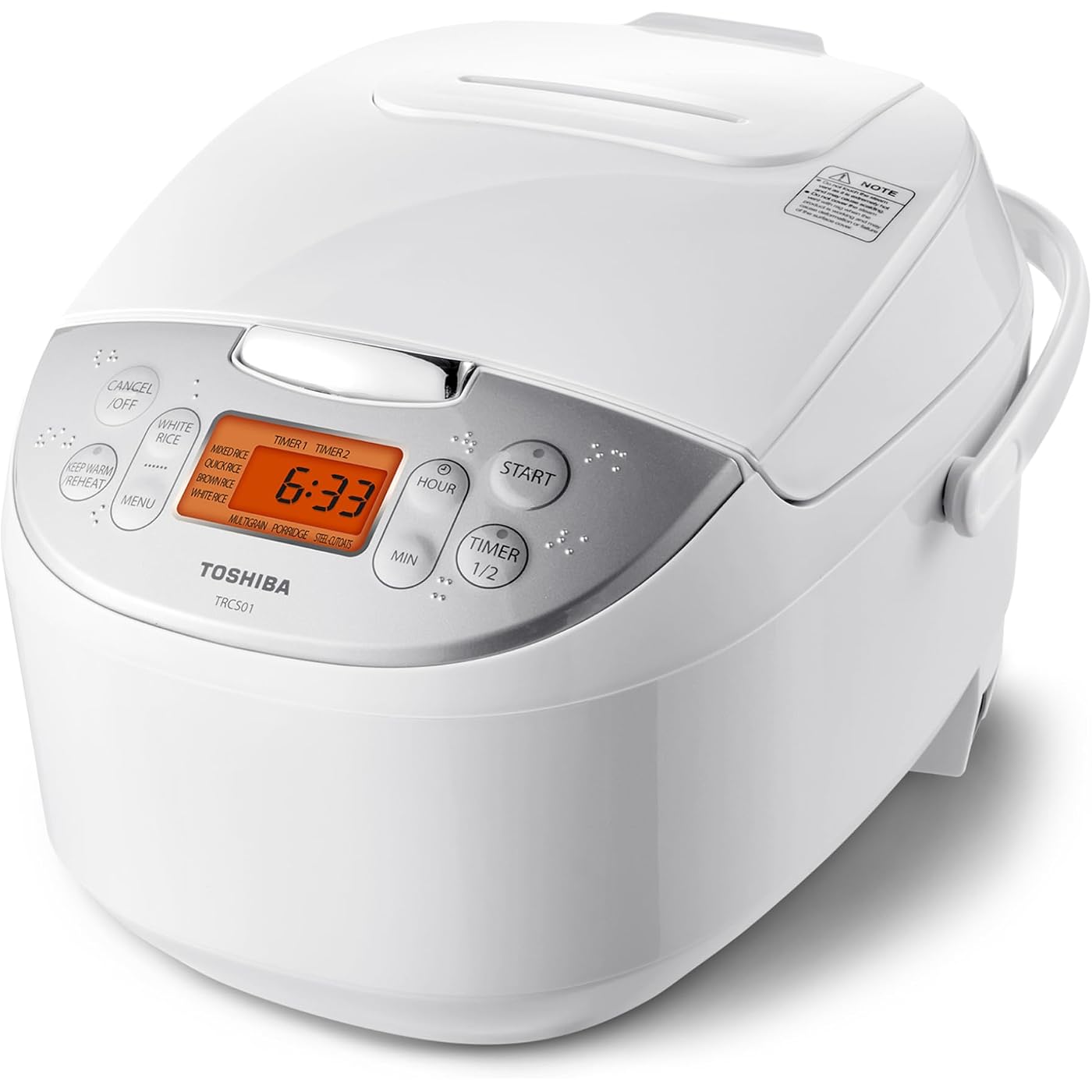Toshiba TRCS01 Fuzzy Logic Rice Cooker (6-Cup) foto del producto