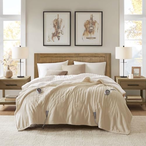 Woolrich Heated Plush to Berber Blanket foto del producto