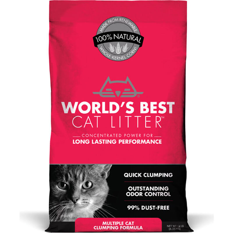 Multiple Cat Unscented Clumping Corn Litter product photo