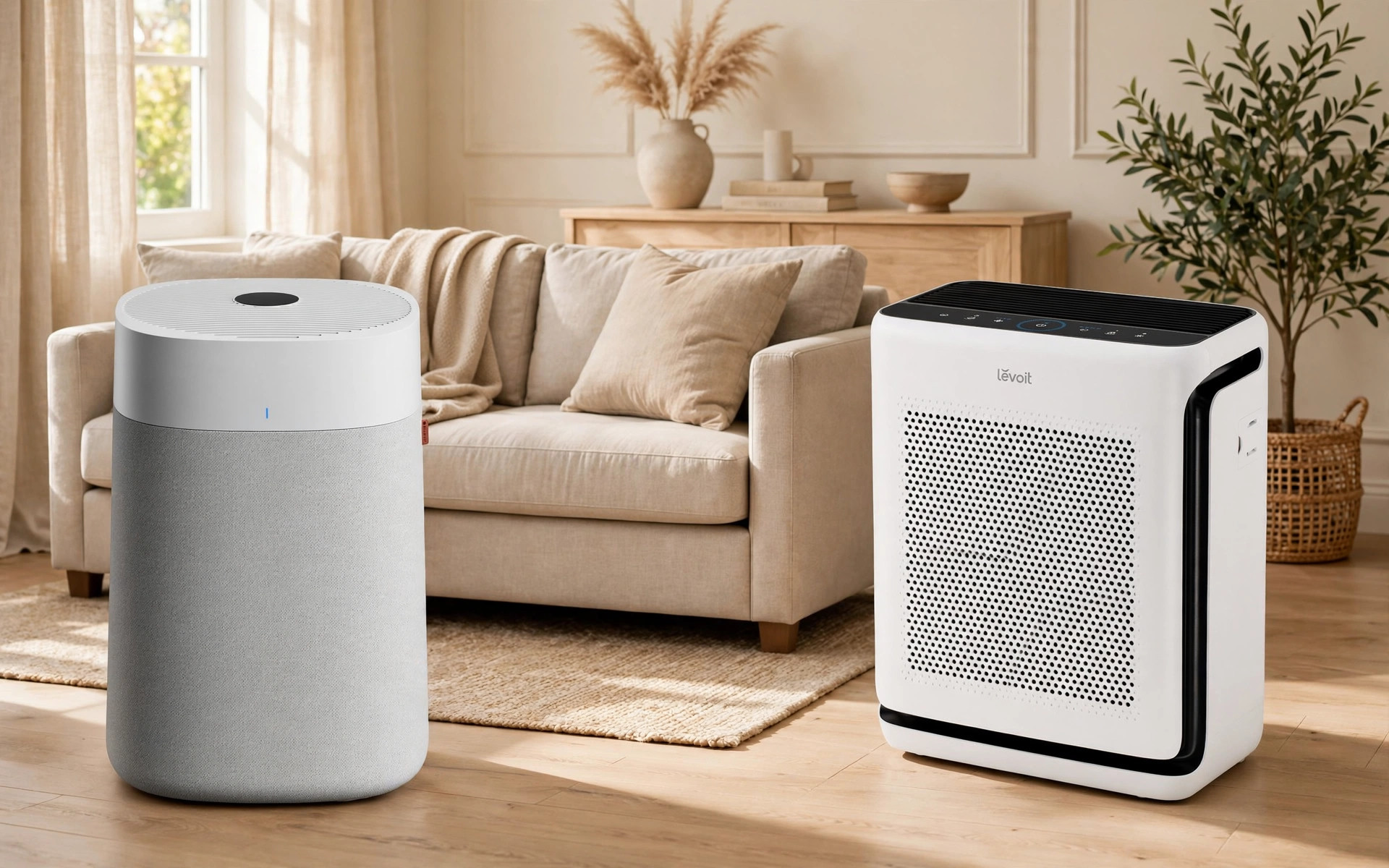 The Air Purifiers winners together: the number one pick and the ARI Top Pick
