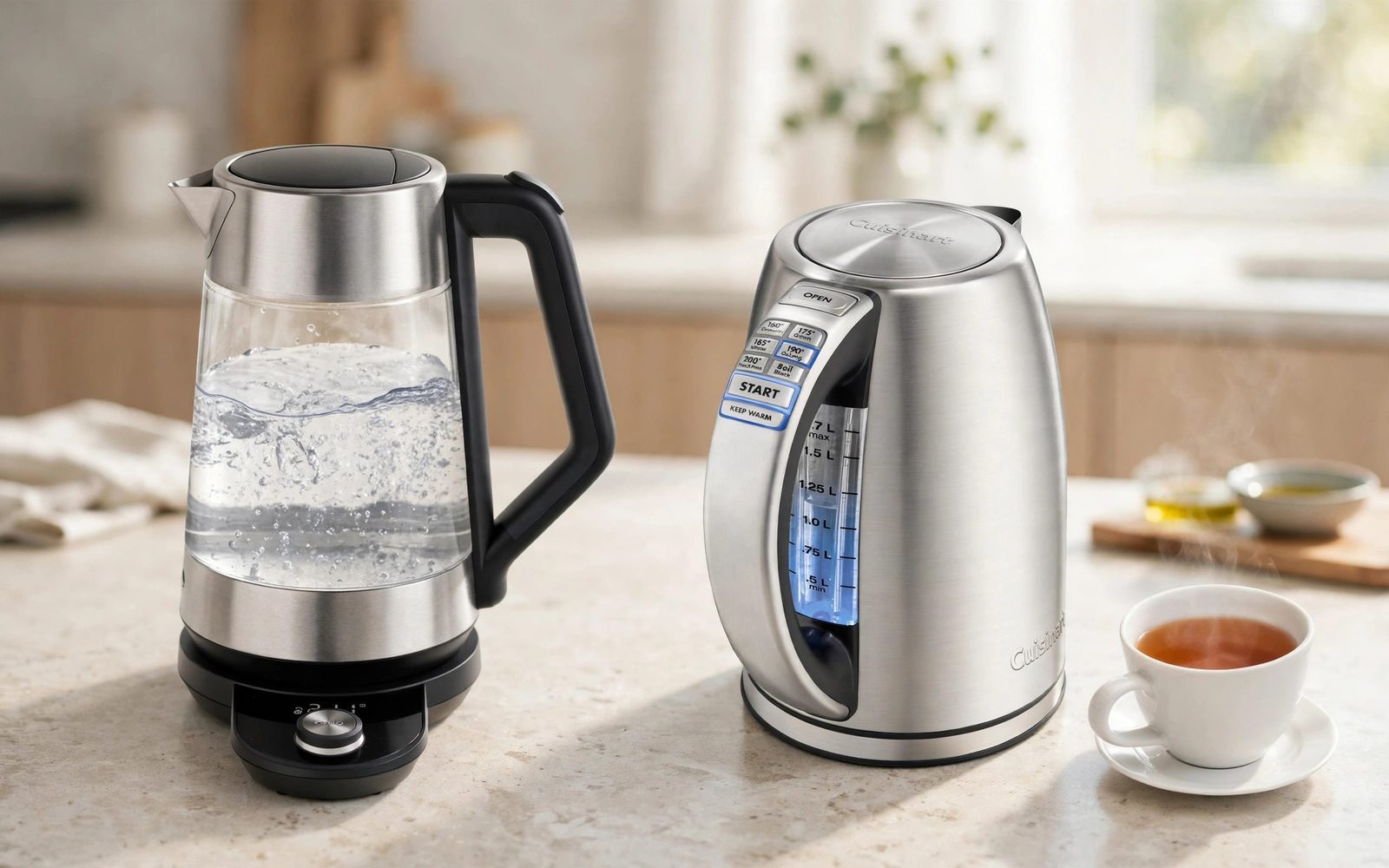 The Electric Kettles winners together: the number one pick and the AmRank Top Pick