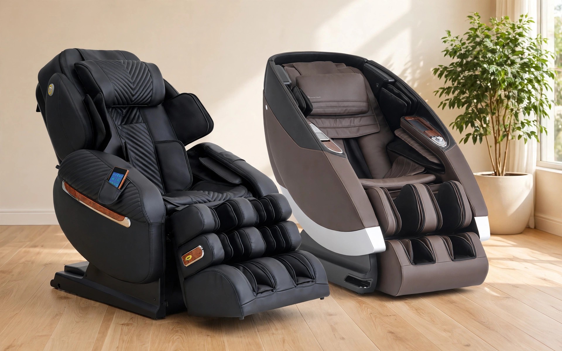 The Massage Chairs winners together: the number one pick and the ARI Top Pick