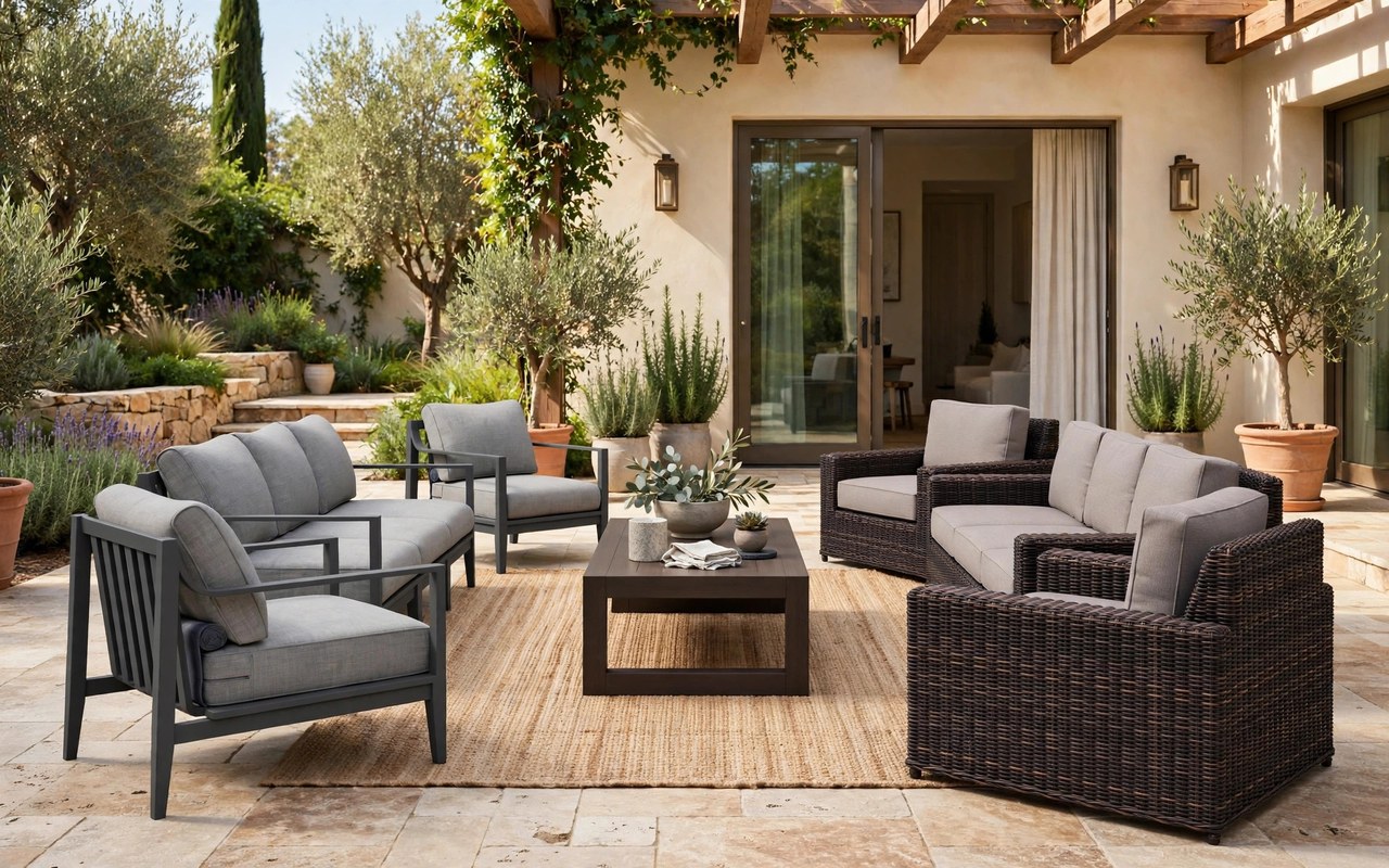 The Outdoor Furniture Sets winners together: the number one pick and the AmRank Top Pick