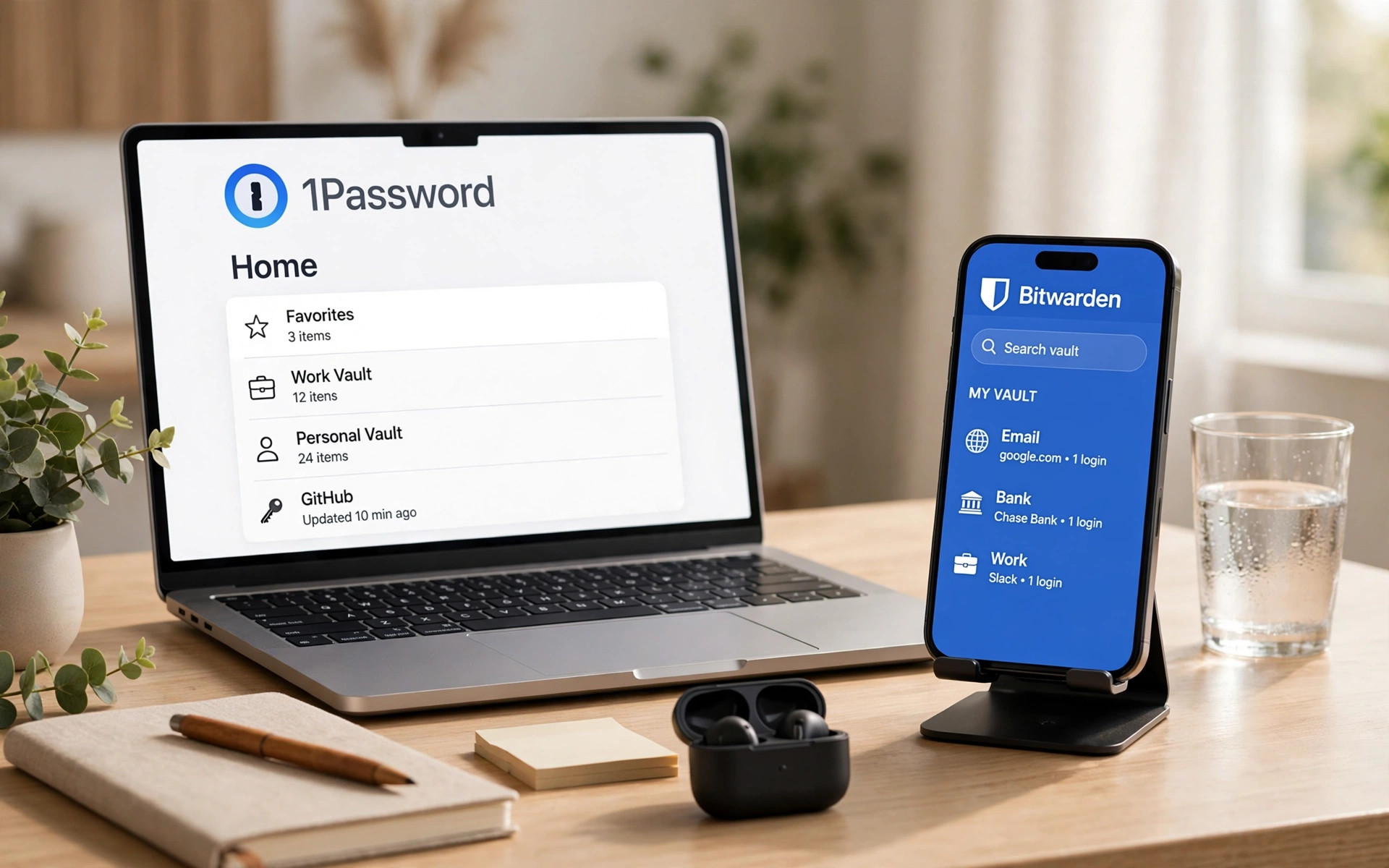 The Password Managers winners together: the number one pick and the ARI Top Pick