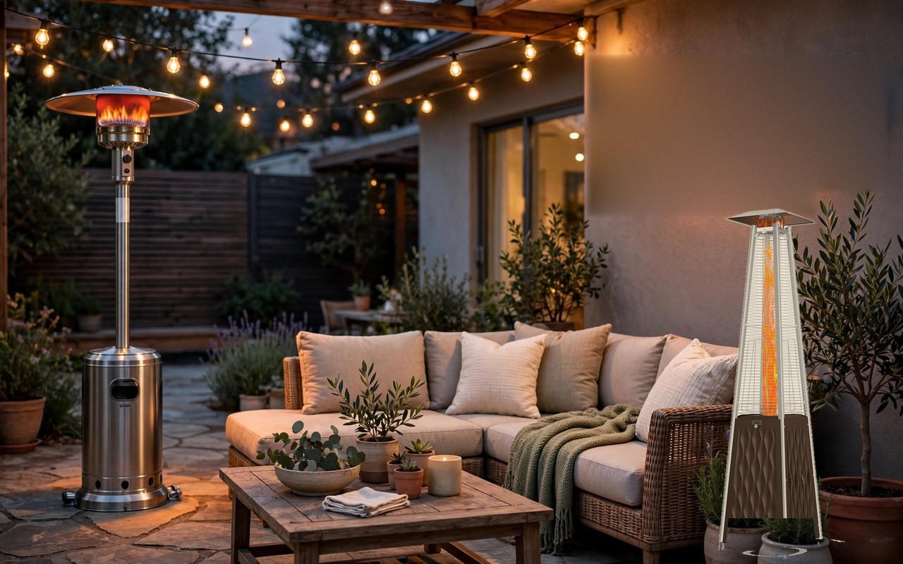 The Patio Heaters winners together: the number one pick and the AmRank Top Pick