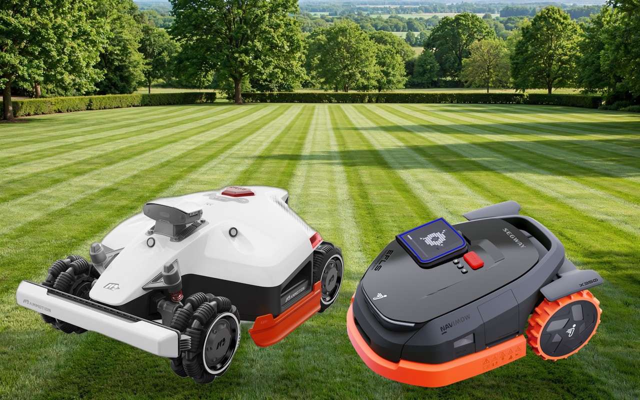 The Robot Lawn Mowers winners together: the number one pick and the AmRank Top Pick