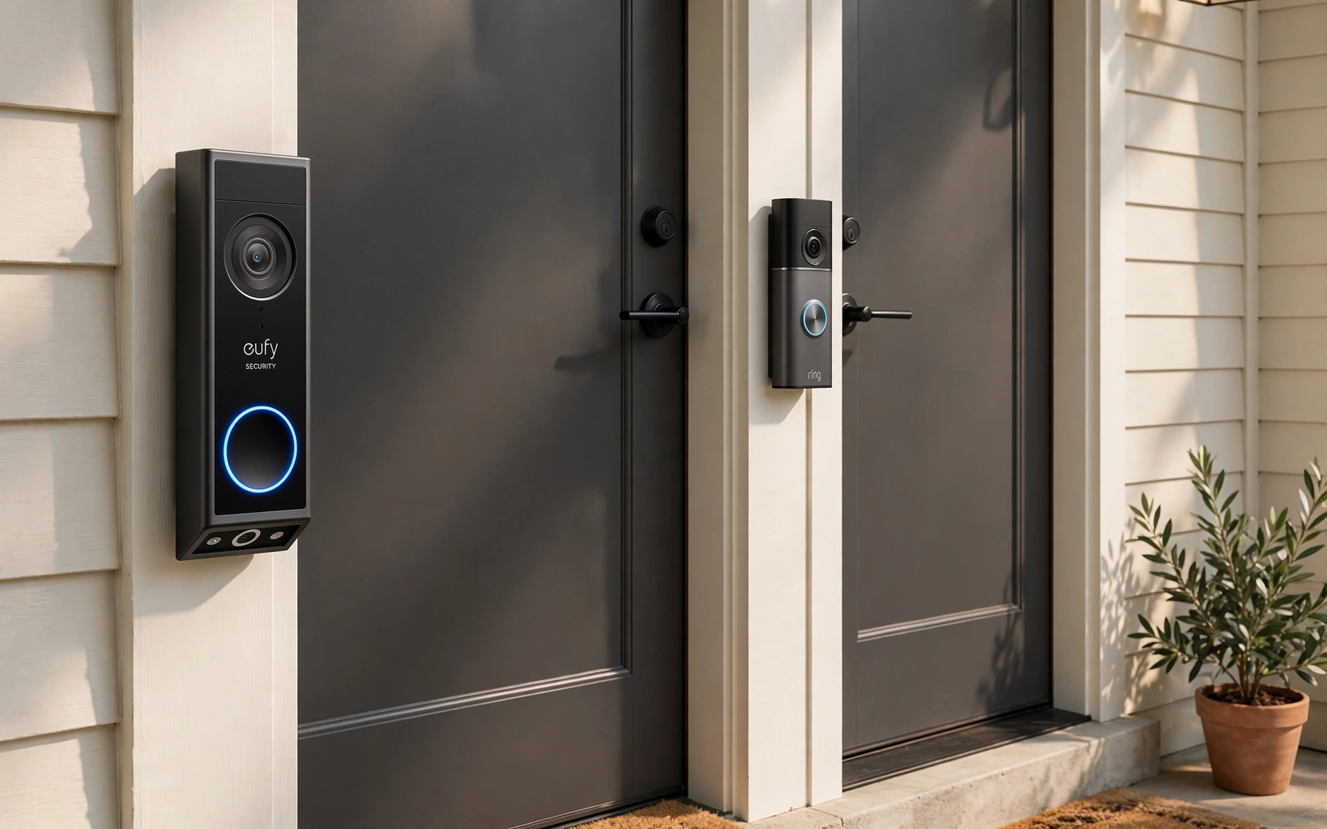 The Video Doorbells winners together: the number one pick and the ARI Top Pick